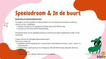 Vrije tijd en opvang voor kinderen tijdens schoolvakanties